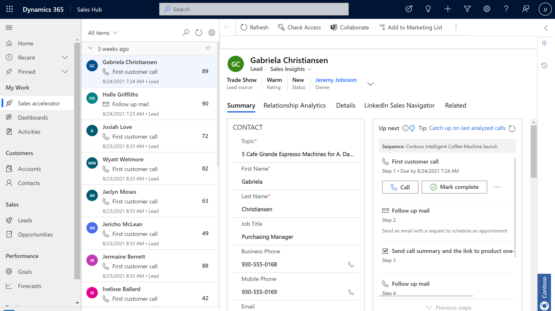 Dynamics 365 Customer Sales Enterprise