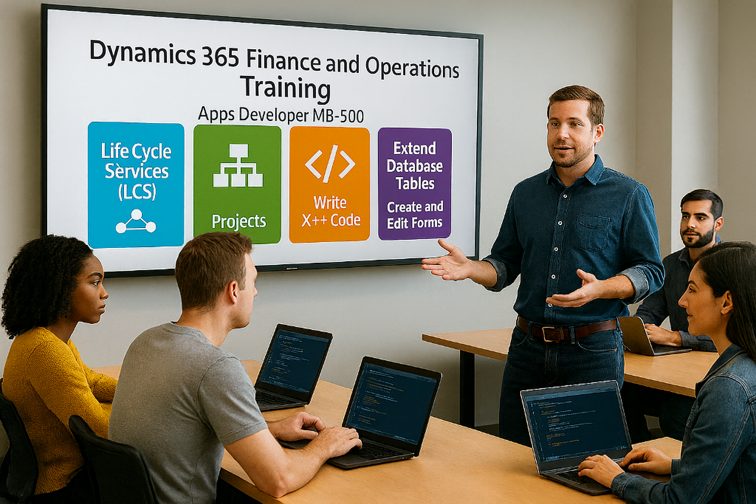 Dynamics 365 For Finance and Operations Apps Developer MB-500 With X++ Training