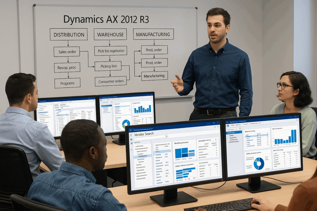 Dynamics AX 2012 R3 Supply Chain Distribution Warehouse Manufacturing