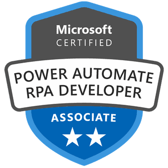 Microsoft Certified Power Automate RPA Developer Associate Certification