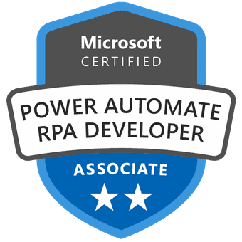 Microsoft Certified Power Automate RPA Developer Associate Certification