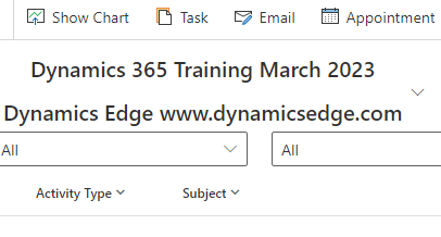 Dynamics 365 Training March 2023 DE Dynamics Edge D365