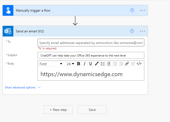 dynamics edge office 365 chatgpt training 2023 power automate chatgpt training