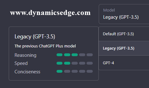 Azure OpenAI ChatGPT Legacy Training April 2023 Dynamics Edge