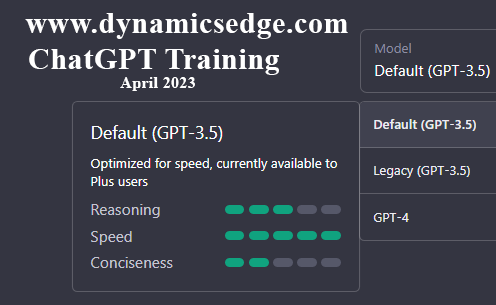 Azure OpenAI ChatGPT Training April 2023 Dynamics Edge