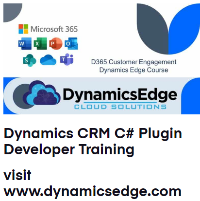 Dynamics CRM C# Plugin Developer Training Dynamics Edge