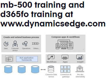 mb-500 training September  2024 d365fo training Dynamics Edge