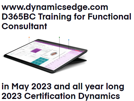 D365BC Training May 2023 Dynamics Edge MB-800