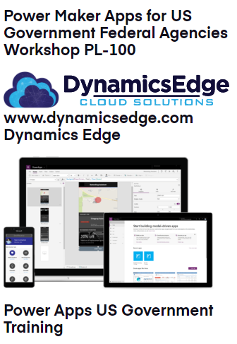 Power Apps US Government Training Dynamics Edge