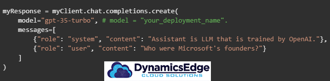 ChatGPT X++ Training April 2025 Dynamics Edge