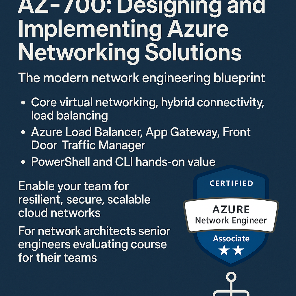 Azure Networking AZ-700 Training Solutions Dynamics Edge