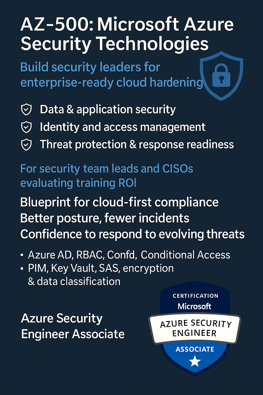 Azure Security AZ-500 Training Dynamics Edge