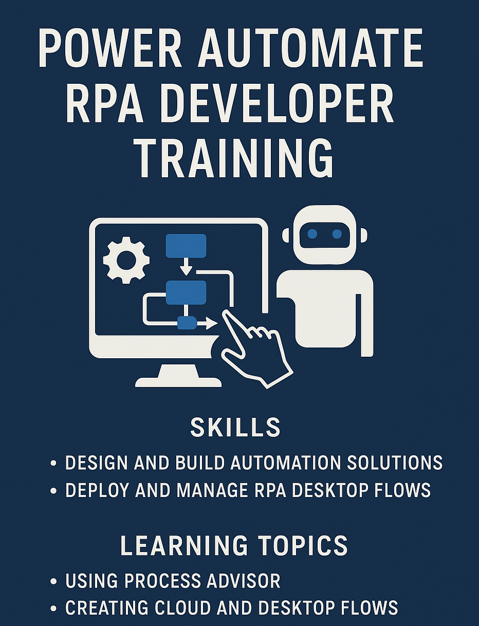 Power Automate RPA Developer Training October 2025 Microsoft PL-500