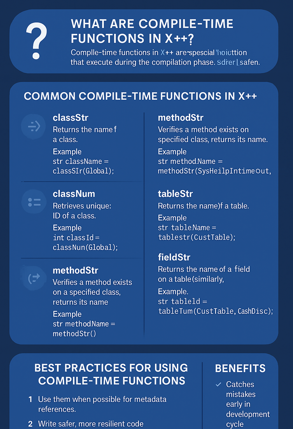 x plus plus compile time functions Dynamics Edge