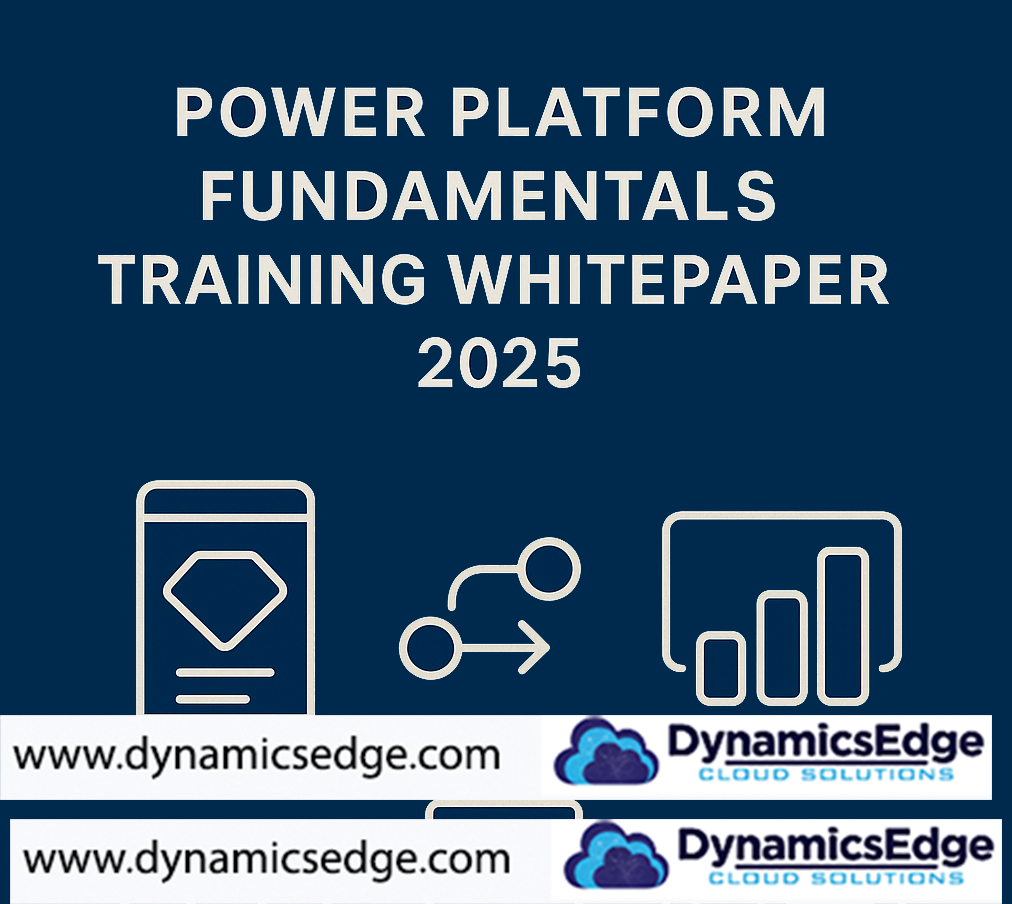 Power Platform Training Whitepaper 2025 Fundamentals Dynamics Edge