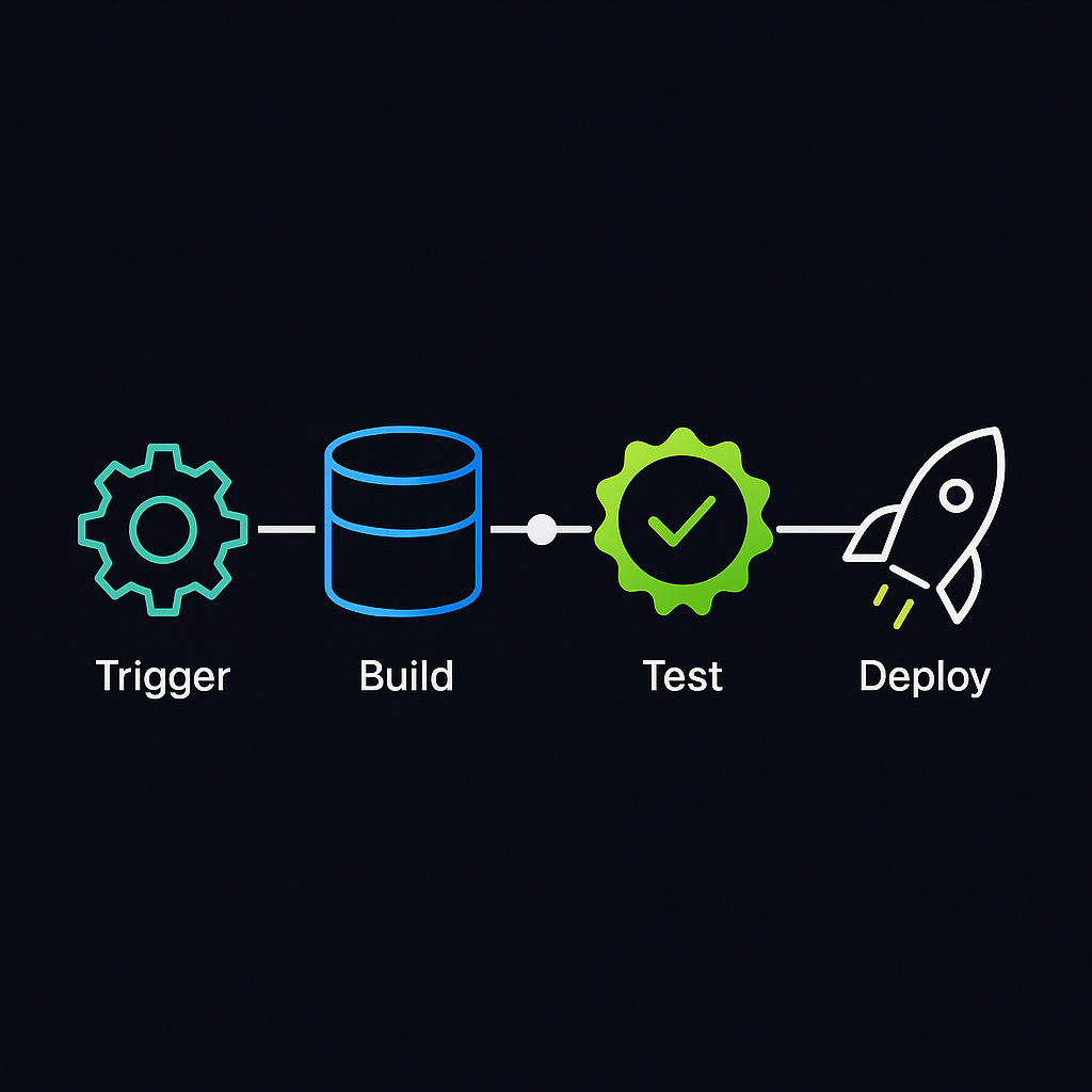 DevOps CI CD Automation Trigger Build Test Deploy