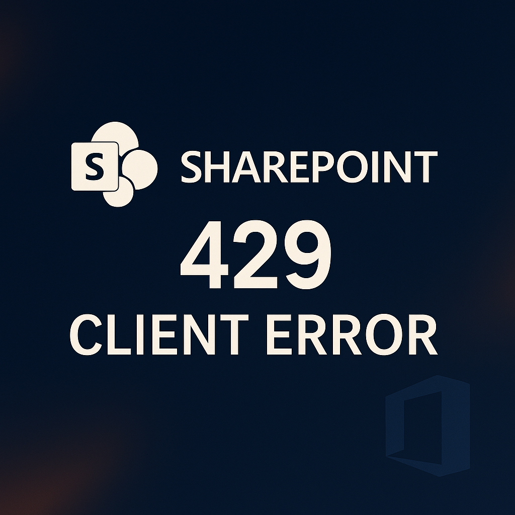 sharepoint 429 client error