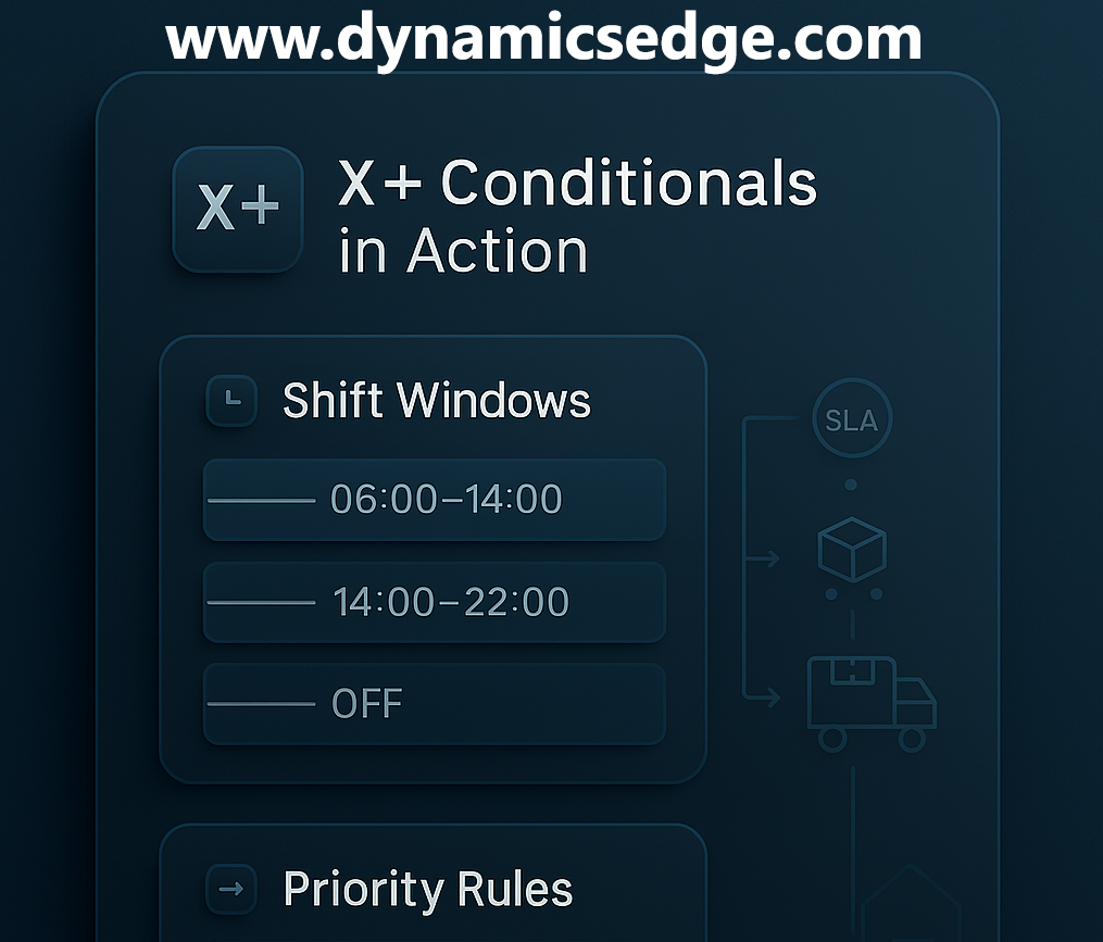 X++ Conditionals in action - Dynamics Edge